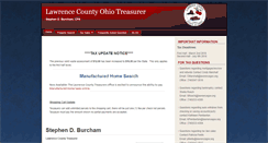 Desktop Screenshot of lawrencecountytreasurer.org