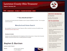 Tablet Screenshot of lawrencecountytreasurer.org